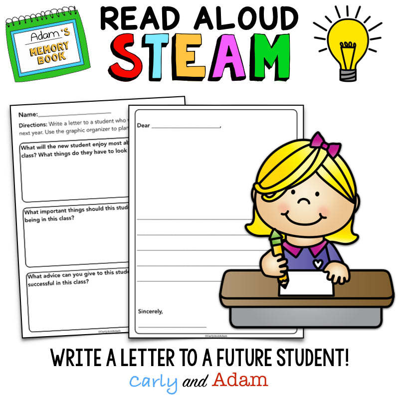 Last Day Blues Last Day of School READ ALOUD STEAM Activity