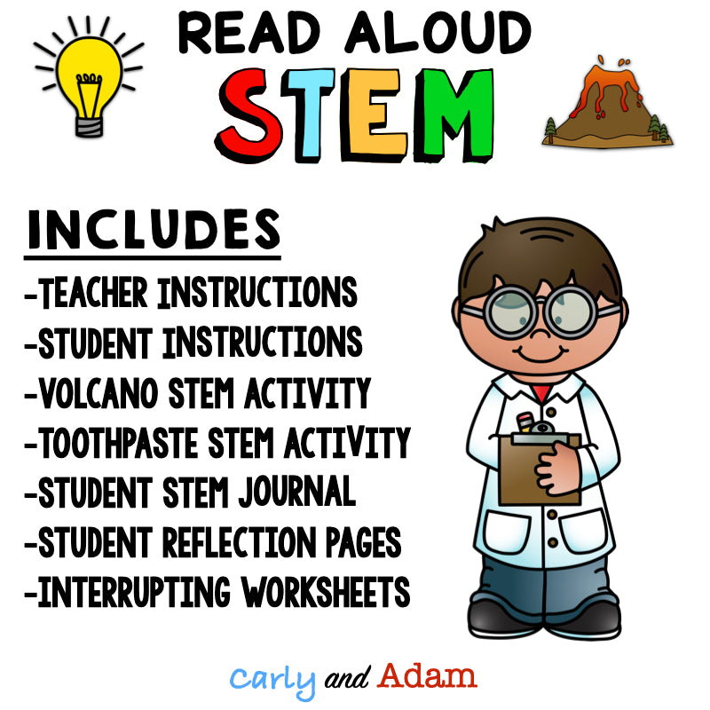 My Mouth is A Volcano READ ALOUD STEM™ Activity
