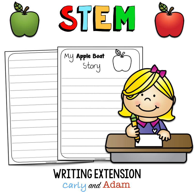 Apple Boat Builder STEM Activity Apple Sink or Float Science Experiment