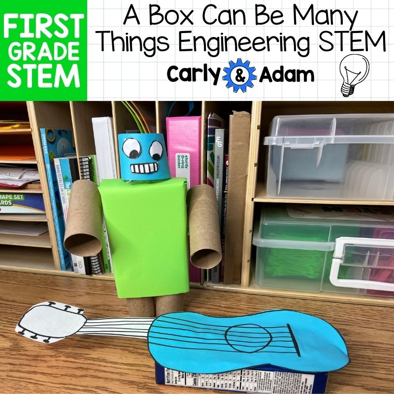 A Box Can Be Many Things 1st Grade Engineering STEM Activity
