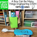 A Box Can Be Many Things 1st Grade Engineering STEM Activity