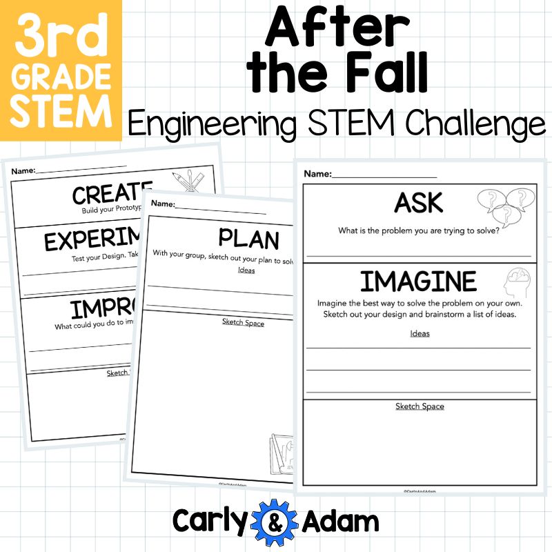 After the Fall Chip Drop 3rd Grade Engineering STEM Activity