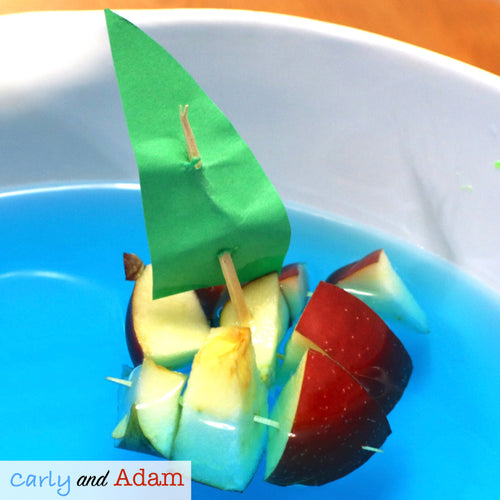 Apple Boat Builder STEM Activity Apple Sink or Float Science Experiment