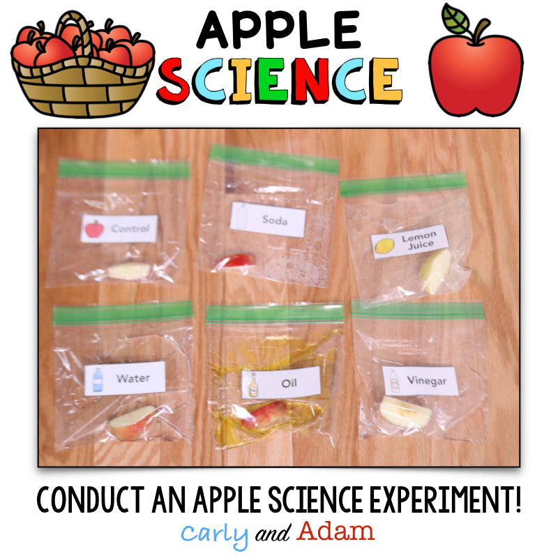 Apple Preserving Science Experiment Activity