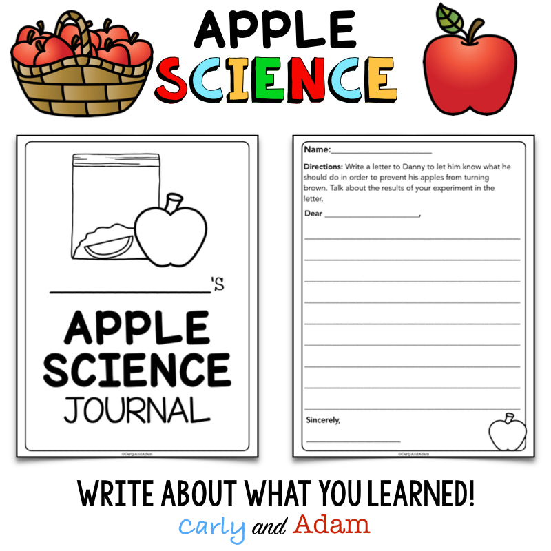 Apple Preserving Science Experiment Activity