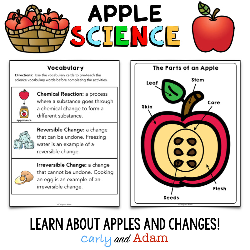Applesauce Science Experiment Activity