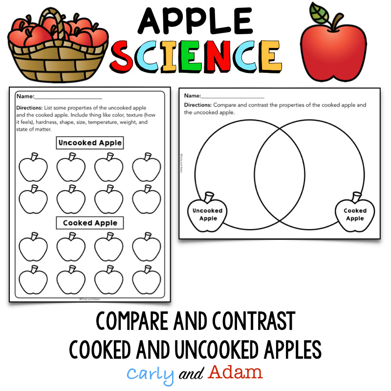 Applesauce Science Experiment Activity
