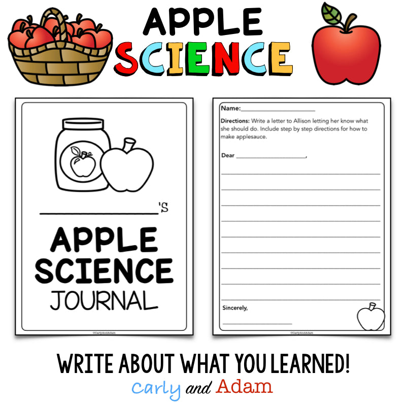Applesauce Science Experiment Activity