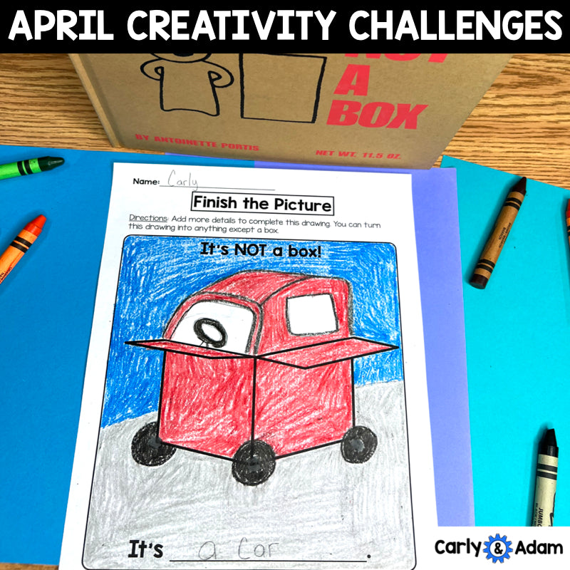 Spring Creativity Challenges Earth Day, April Morning Work, Sub Plans, Brain Breaks, Sub Plans