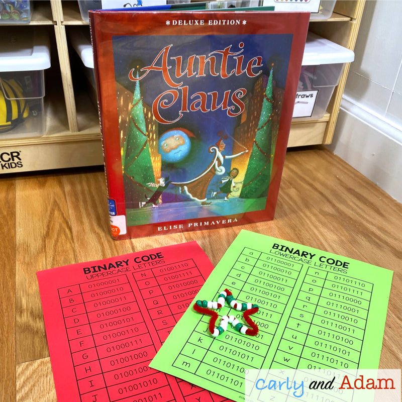Auntie Claus Christmas READ ALOUD Unplugged Coding Activity