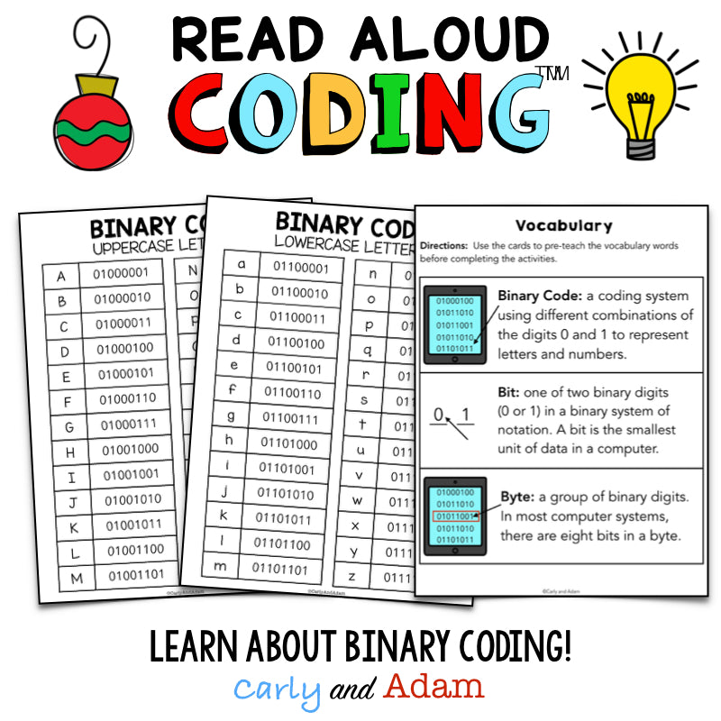 Auntie Claus Christmas READ ALOUD Unplugged Coding Activity