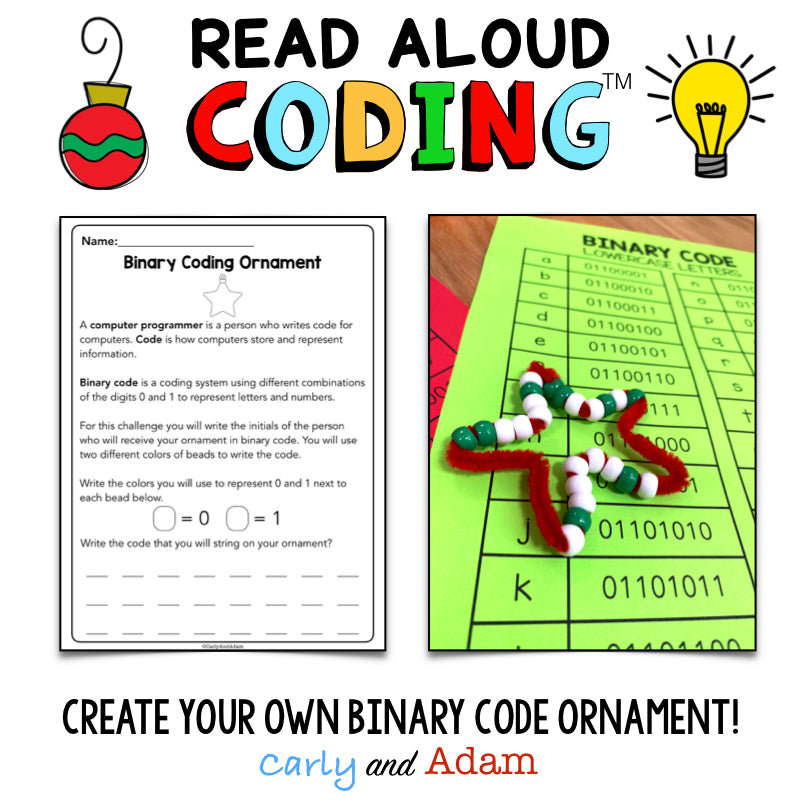 Auntie Claus Christmas READ ALOUD Unplugged Coding Activity