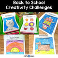 Back to School Creativity Challenges - Morning Work, Finish the Picture Activities, Brain Breaks, Bell Ringers, Sub Plans