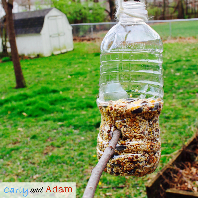 Bird Feeder Recycling Earth Day STEM Activity
