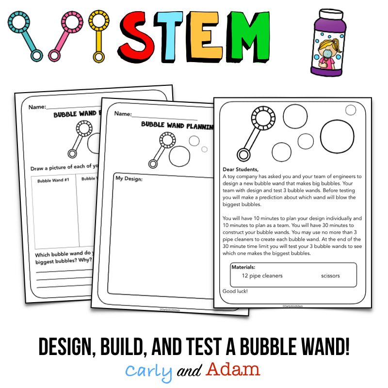 Build a Bubble Wand STEM Challenge