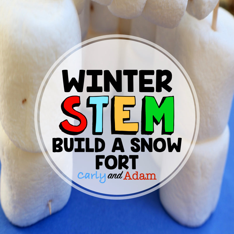 Build a Marshmallow Snow Fort Winter STEM Activity
