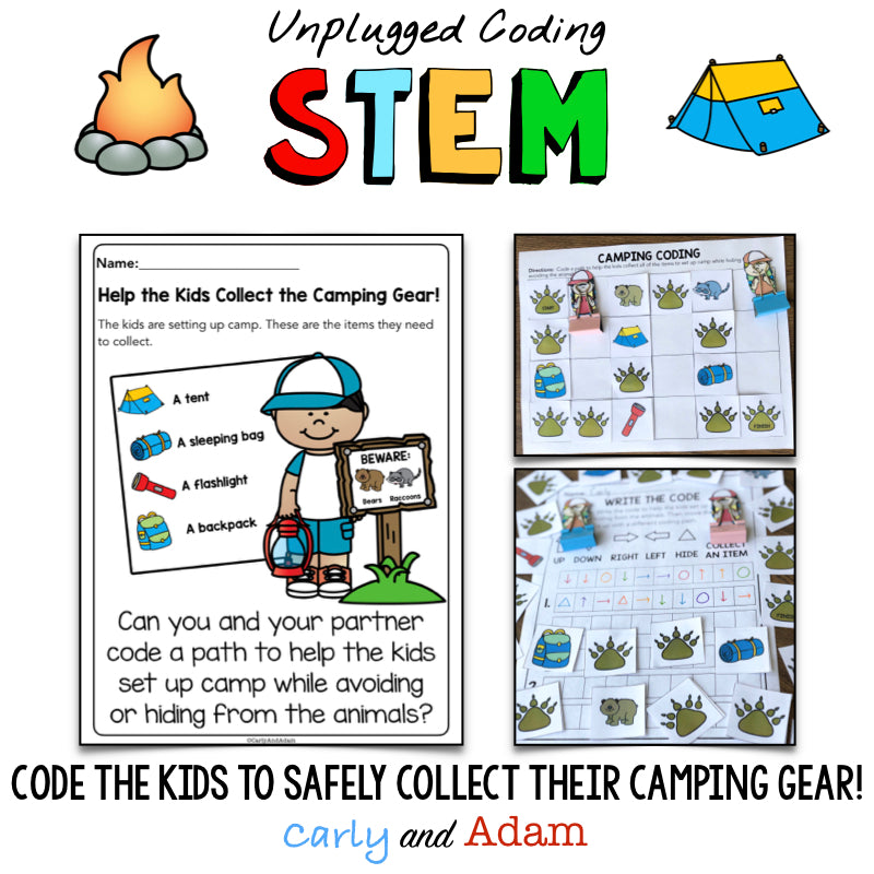 Camping Unplugged Coding Activity
