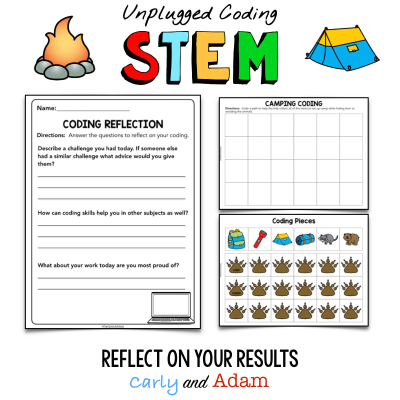 Camping Unplugged Coding Activity