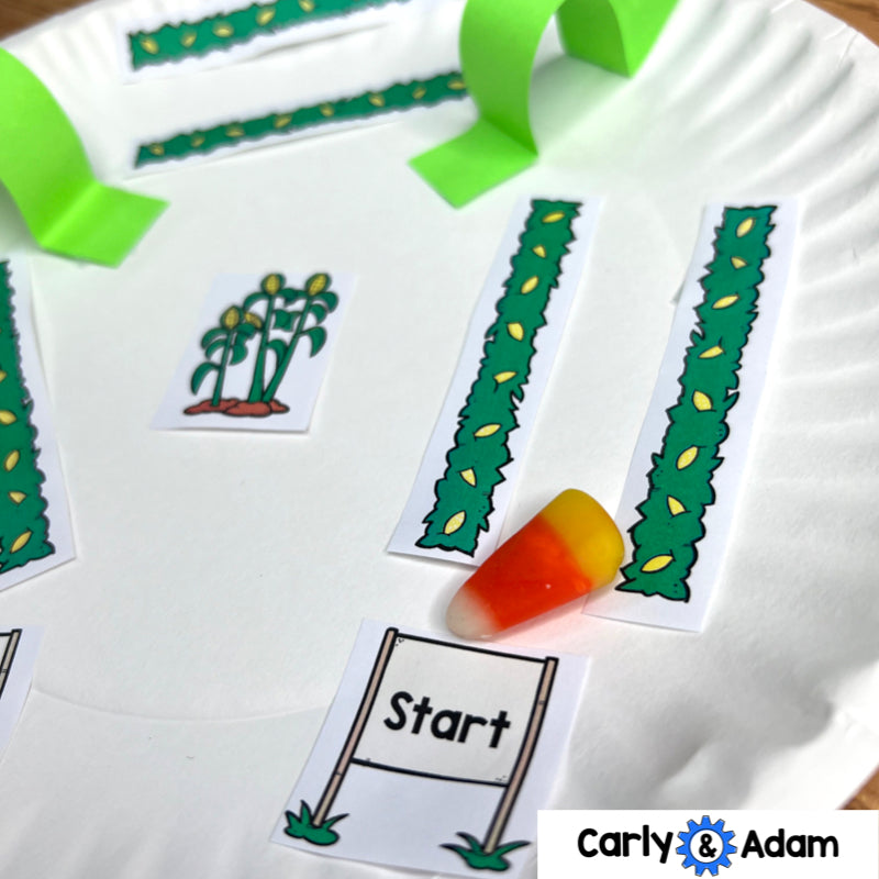 Candy Corn Maze October Halloween STEM Activity