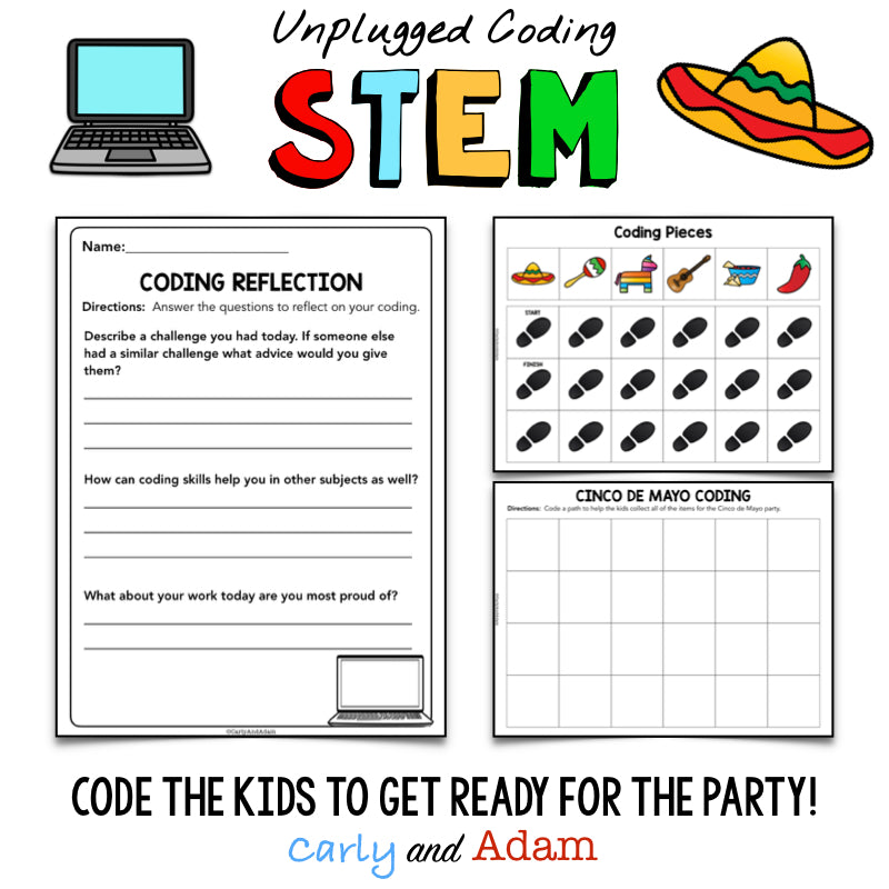 Cinco de Mayo Unplugged Coding Activity