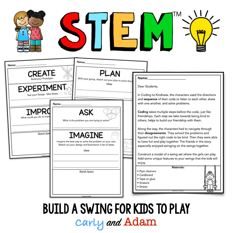 Coding to Kindness Relationship Skills SEL STEM Activity (World Kindness Day)