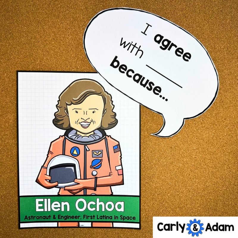 STEM Innovator Posters Communication Strategy Speech Bubbles Bulletin Board