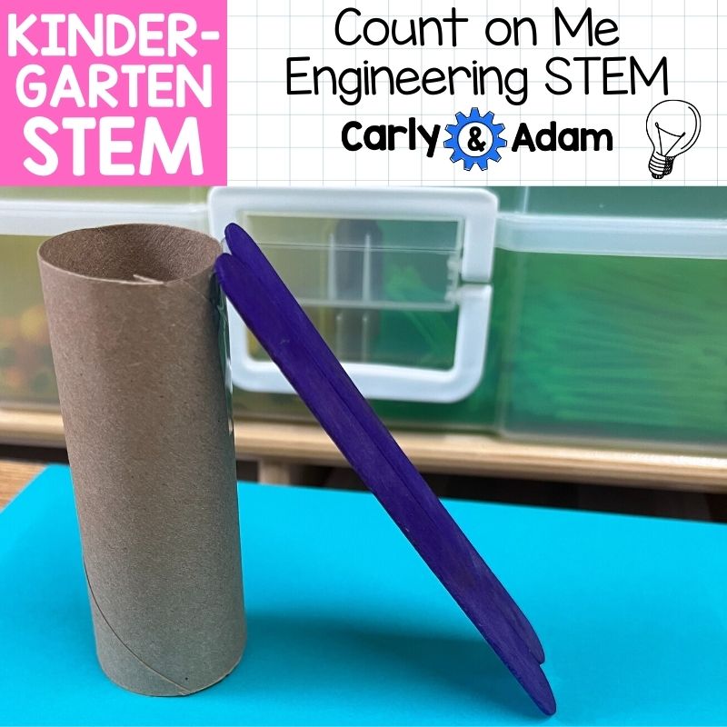 Kindergarten Simple Engineering Count on Me READ ALOUD STEM Activity