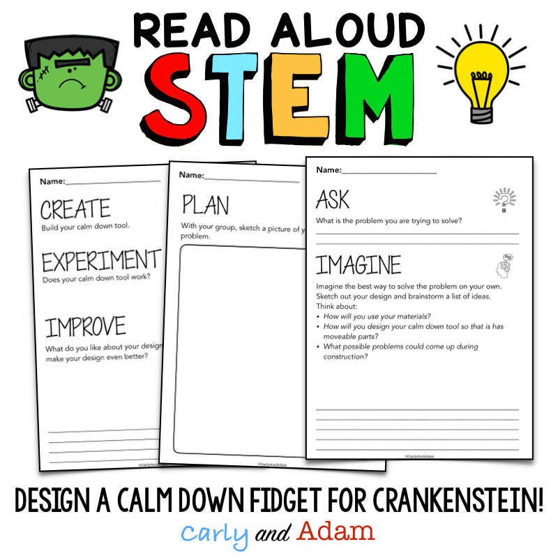 Crankenstein Halloween READ ALOUD STEM™ Activity