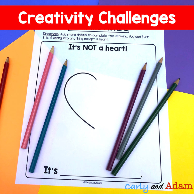 Creativity Challenges and Activities Morning Work, Brain Breaks, STEM Sub Plans