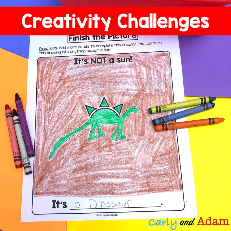 Creativity Challenges and Activities Morning Work, Brain Breaks, STEM Sub Plans