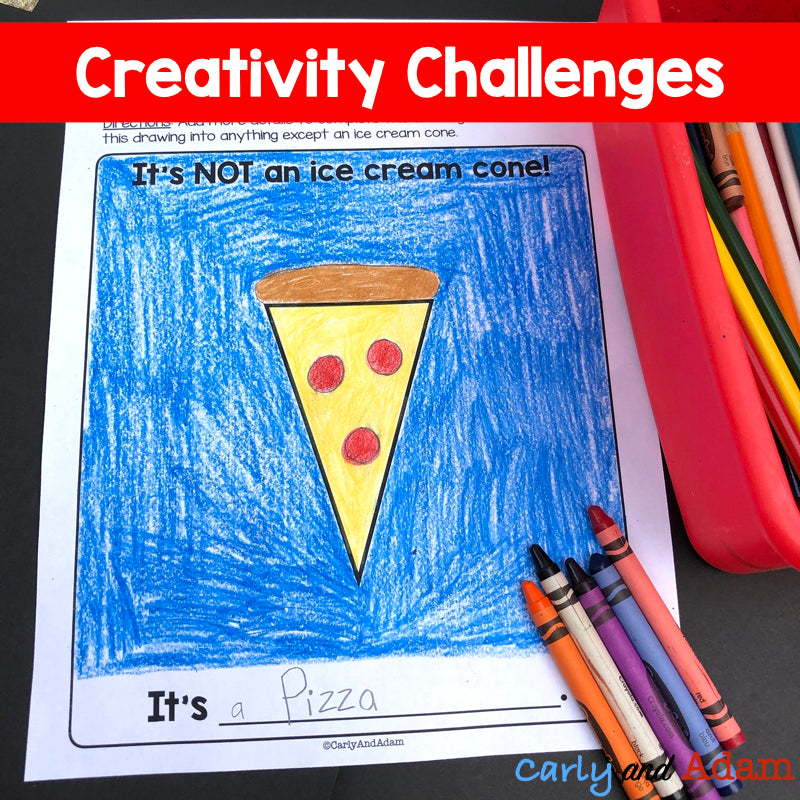 Creativity Challenges and Activities Morning Work, Brain Breaks, STEM Sub Plans
