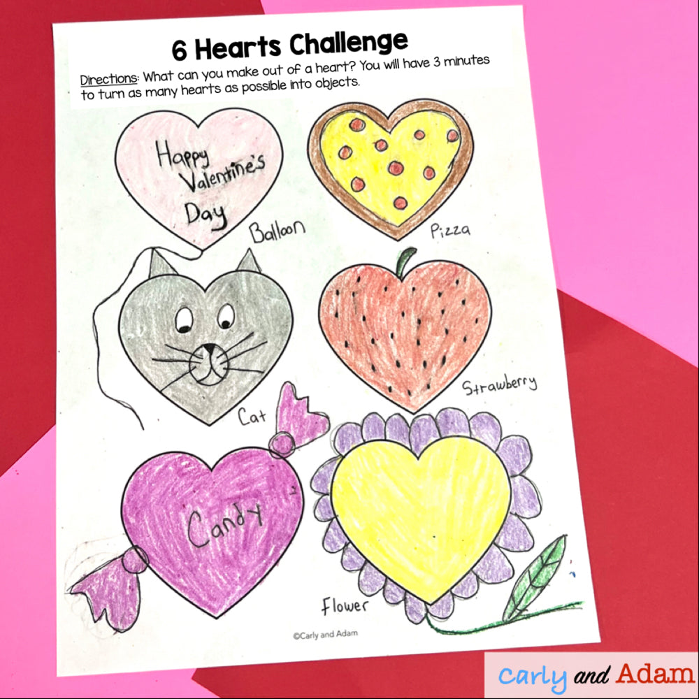 February Creativity Activities - Valentine's Day, Groundhog Day, Morning Work, Brain Breaks, Finish the Picture