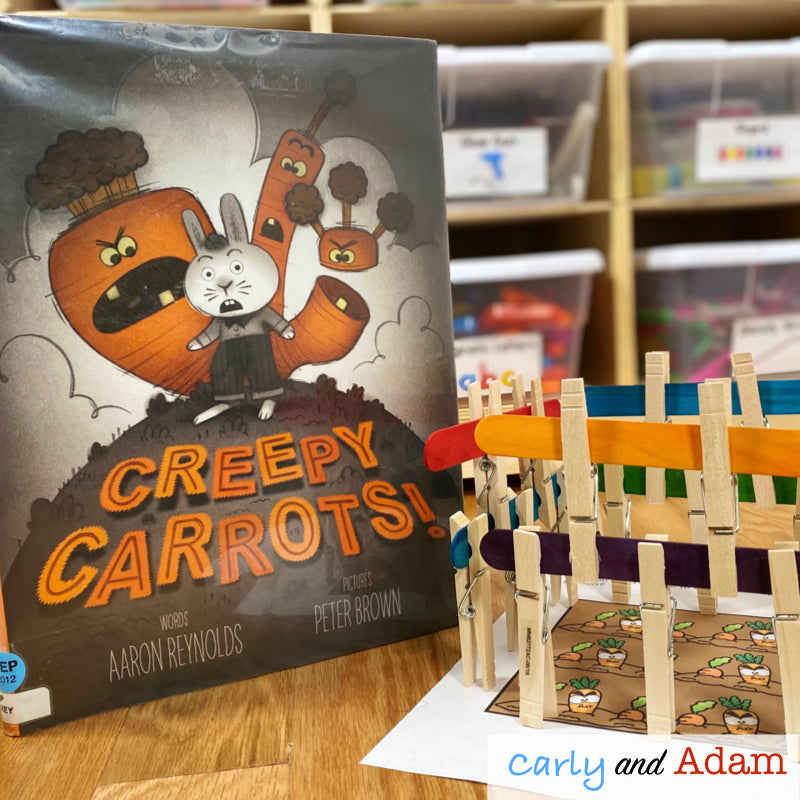 Creepy Carrots Halloween READ ALOUD STEM Activity