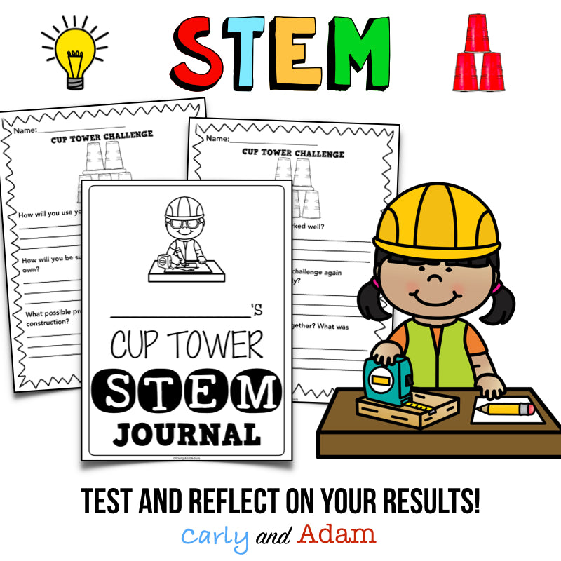 Cup Stacking Challenge Cup Tower STEM Activity