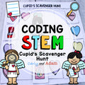 Cupid's Scavenger Hunt Valentine's Day Coding Activity