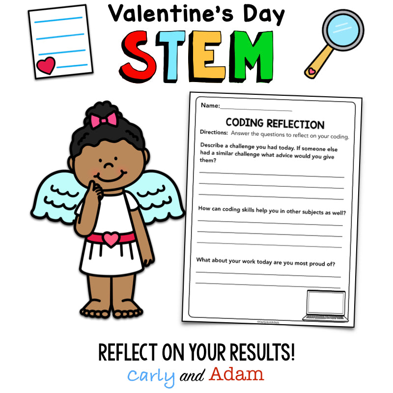 Cupid's Scavenger Hunt Valentine's Day Coding Activity