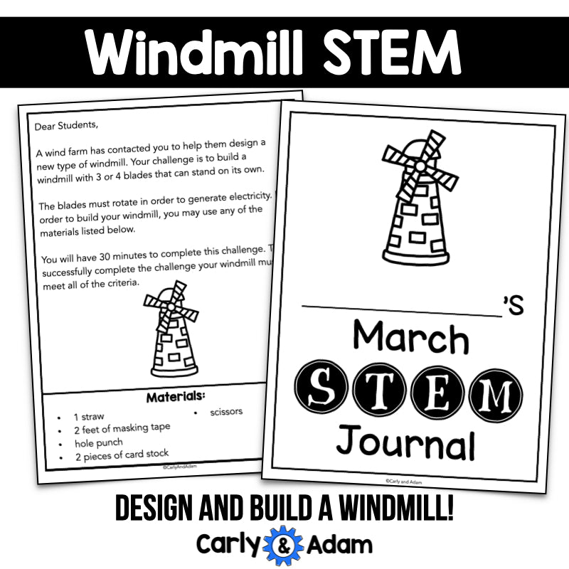 Design a Windmill Spring STEM Challenge