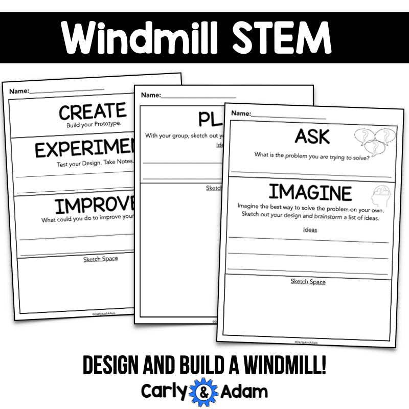 Design a Windmill Spring STEM Challenge