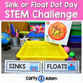 Kindergarten Dot Day STEM Activity Sink or Float Science The Dot by Peter Reynolds