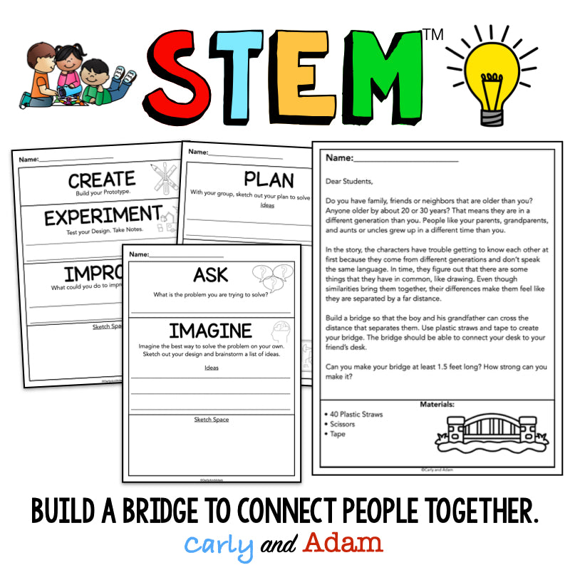 Drawn Together Social Awareness SEL STEM Activity