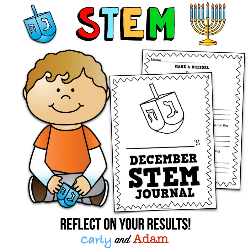 Make a Dreidel Hanukkah STEM Activity