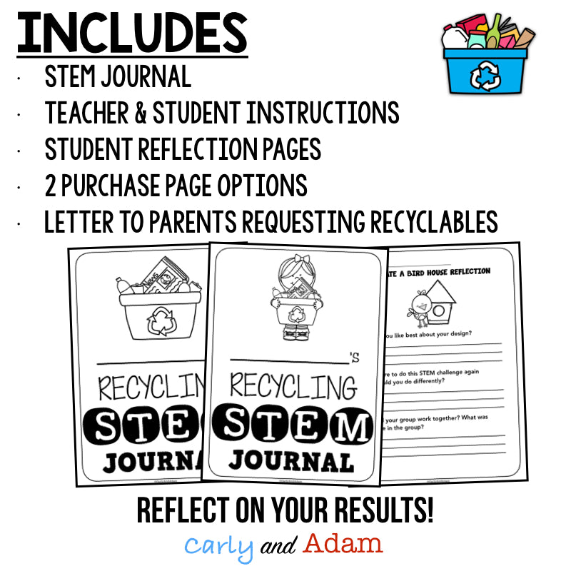 Birdhouse Recycling Earth Day STEM Activity