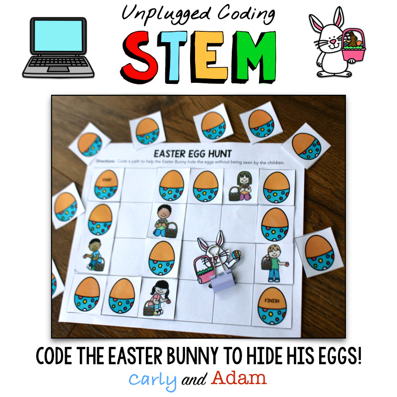 Easter Bunny Unplugged Coding Activity