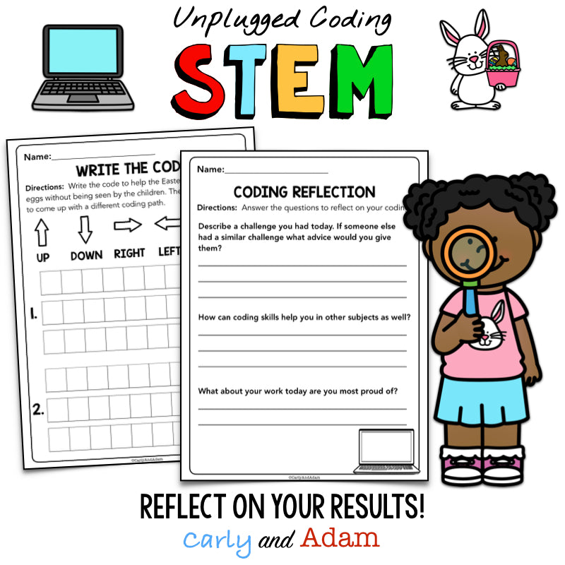 Easter Bunny Unplugged Coding Activity