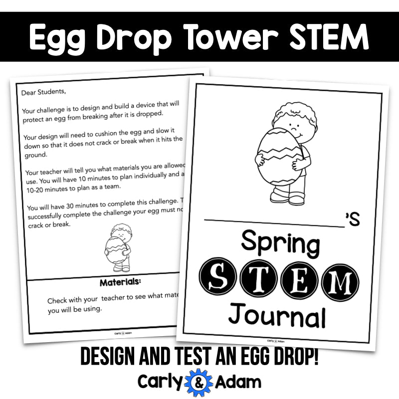 Egg Drop Challenge Spring STEM Activity Easter Craft Activities