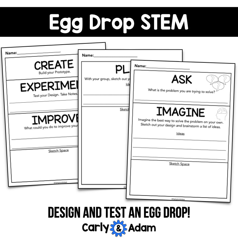 Egg Drop Challenge Spring STEM Activity Easter Craft Activities