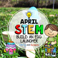Plastic Egg Launcher Easter STEM Activity