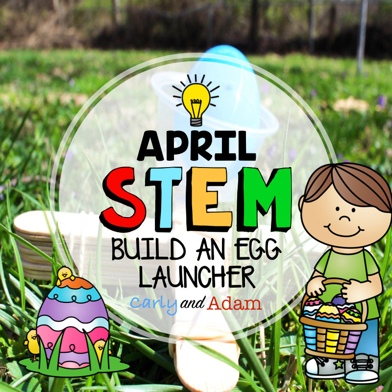 Plastic Egg Launcher Easter STEM Activity
