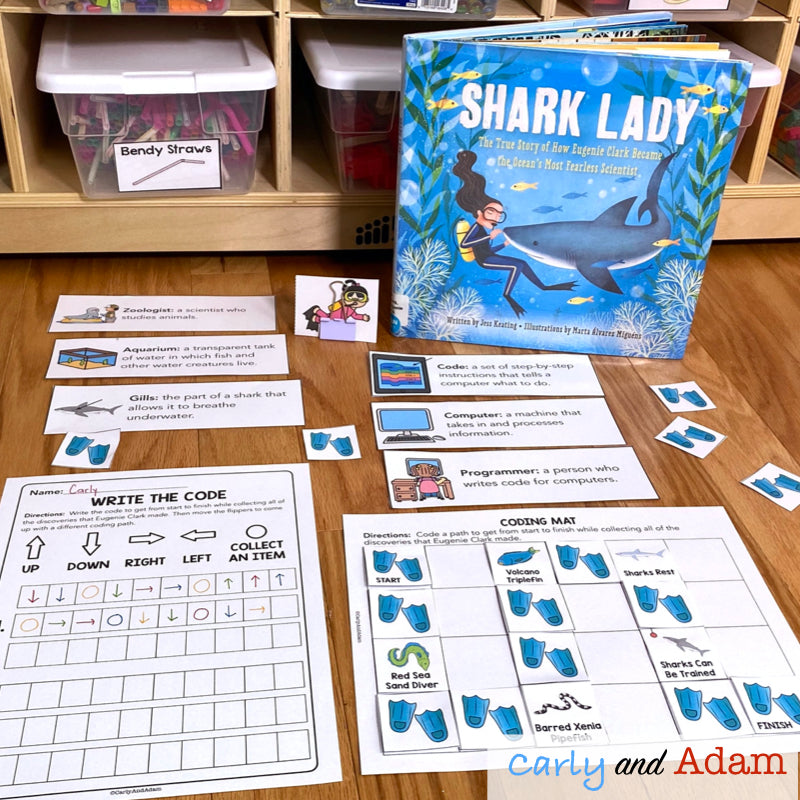 Eugenie Clark Shark Lady Read Aloud Coding Activity