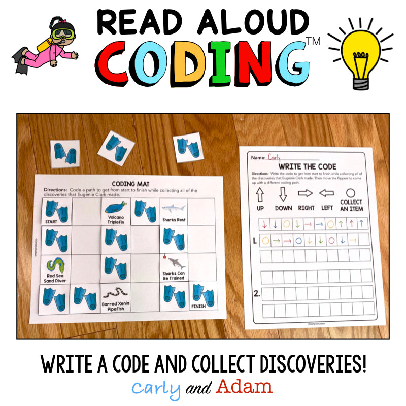 Eugenie Clark Shark Lady Read Aloud Coding Activity